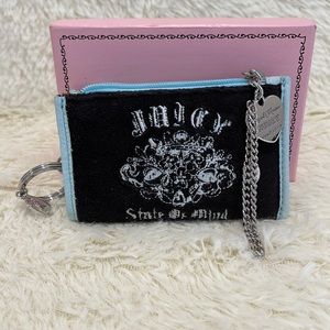 Juicy couture velour key pouch